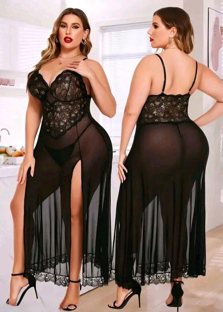 Women’s Premium Lace Babydoll Nightwear | Soft Net Sleeveless Lingerie | Romantic Sleepwear